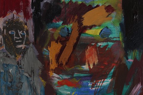 Uffe Christoffersen
Oil painting
Self portrait